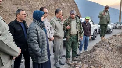  حضور شینا انصاری در جلسه ستاد مدیریت بحران آتش سوزی جنگل الیت در چالوس