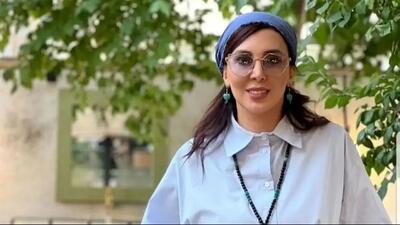  استایل مدلینگ لیلا بلوکات در هوای سرد پاییزی با دورس عجیب و جالبش