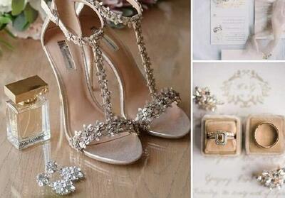  اکسسوری های عروس؛ از تاج و گوشواره تا کفش و شنل