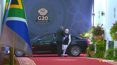  نارندرا مودی، نخست‌وزیر هند به محل برگزاری اجلاس سران گروه 20 رسید.