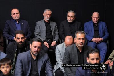  عکس: عراقچی در دومین شب مراسم بیت رهبری