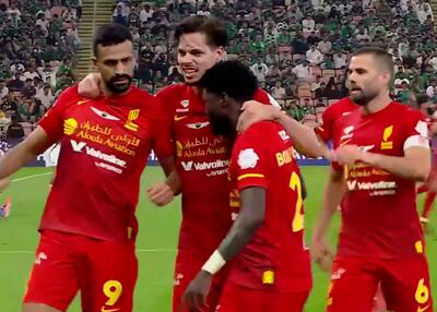  گل اول القادسیه به الاهلی توسط السالم