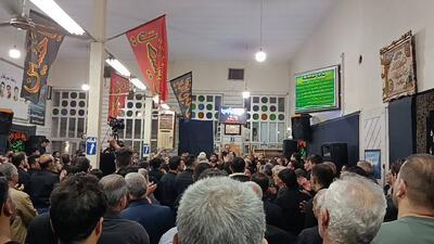  برگزاری مراسم عزاداری ایام فاطمیه در حسینیه توآبادی‌های تهران