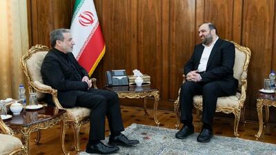  دیدار عراقچی با نائب‌رئیس جریان حکمت ملی عراق