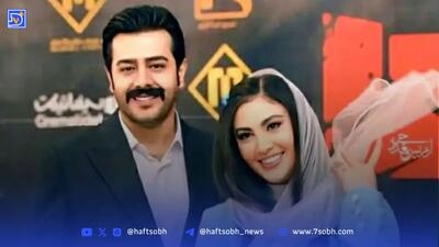  استایل لوکس مریم مومن و سهیل قاصدی در اکران فیلم لختگی؛ خانم بازیگر چقدر زیبا شده + ویدیو