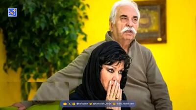  فیلم  | اشک و فریاد  فرزانه کابلی همسر هادی مرزبان جلوی بیمارستان... / آخرین وداع خانم بازیگر با شوهر هنرمندش