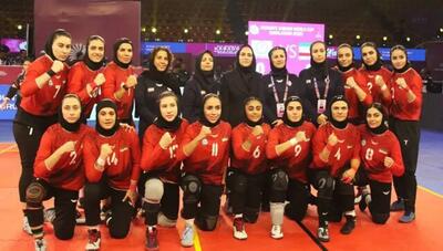  کبدی زنان ایران سوم جهان شد؛ شکست برابر هند و کسب مدال برنز مشترک در بنگلادش