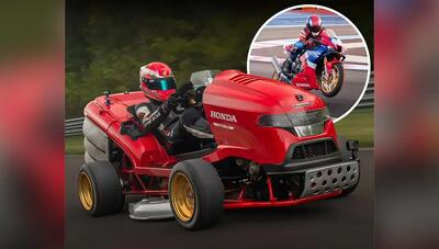  یکی از افراطی‌ترین پروژه‌های هوندا؛ ترکیب چمن‌زن با موتور CBR1000RR (+عکس)