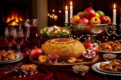  ته‌چین مرغ و انار؛ خوش‌رنگ‌ترین غذای اصیل شب چله
