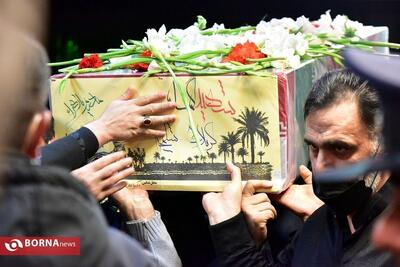  تشییع پیکر‌مطهرشهدای گمنام همزمان باسالروز شهادت حضرت زهرا (س) در آذربایجان غربی