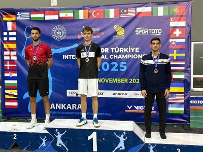  مدال برنز فیوچر سریز ویکتور ترکیه به ملی پوش بدمینتون ایران رسید