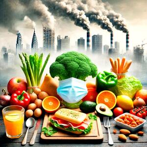  تغذیه صحیح؛ سپری در برابر آلودگی هوا