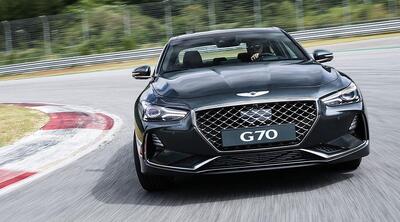  سلطان جدید با قلب V6: رونمایی از جنسیس G70 گرافیتی