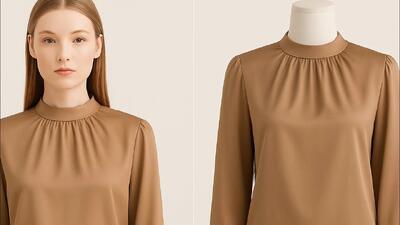  این ترفند ساده خیاطی، یقه پیراهن شما را متحول خواهد کرد !