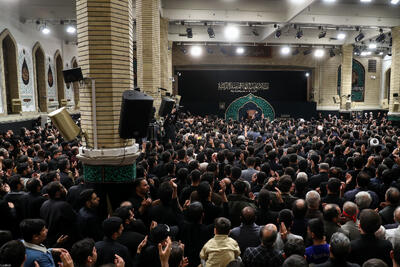  سومین شب عزاداری ایام فاطمیه(س) در حسینیه امام خمینی (ره) با حضور سران قوا