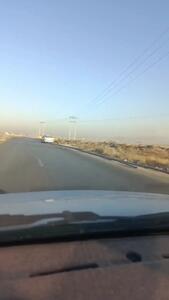  حمل بار عجیب با خودروی سواری در مشهد + فیلم