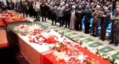  گلستان میزبان ۵ ستاره بی‌نام / مراسم وداع با پیکز شهدای گمنام برگزار شد