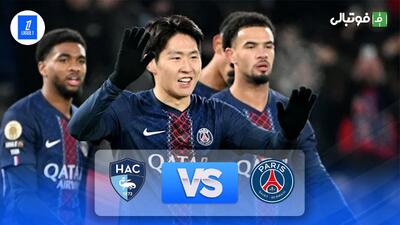  خلاصه بازی پاری سن ژرمن ۳-۱ لواور