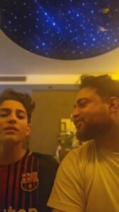  همخوانی بابک جهانبخش و پسرش