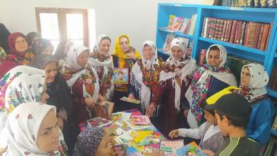  افتتاح کتابخانه کودک روستای قلعه بالای شاهرود به مناسبت هفته کتاب و کتابخوانی