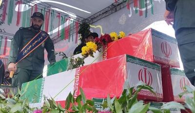  بازگشت ۸ مسافر بی‌نام؛ بجنورد در سوگ و شکوه استقبال از شهیدان گمنام