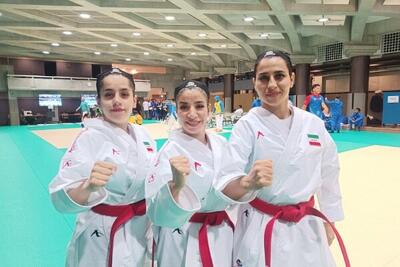  درخشش ادامه‌دار کاراته ایران؛ کاتای تیمی بانوان هم فینالیست شد