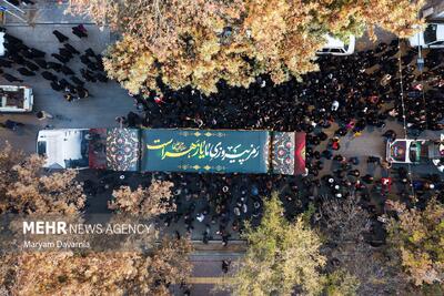  استقبال از پیکر شهدای گمنام دفاع مقدس در بجنورد