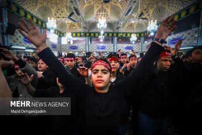  دسته عزاداری «نسل فاطمی» در یزد