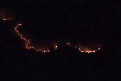  آتش‌سوزی در مراتع جنگلی روستای نمنق جلفا