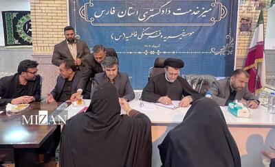  مشکلات قضایی ۱۷۴ نفر از اهالی روستای امیرحاجیلو شهر ششده در میز خدمت مسئولان قضایی فارس بررسی شد