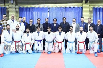  حضور وزیر ورزش و جوانان در اردوی تیم ملی کاراته/ دنیامالی: درخشش کاراته‌کا‌ها انتظارات را بالا برده