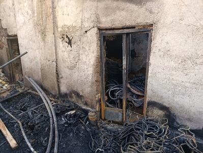  حریق انبار لوازم یدکی در منزل قدیمی خیابان خلجا مهار شد