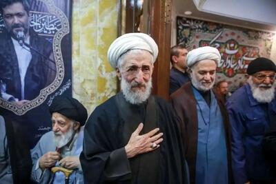  سردار جلالی در ختم پسرِ کاظم صدیقی دیده شد