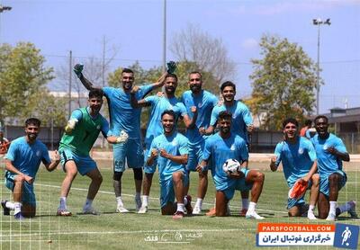  داکنز نازون و موسی جنپو مورد استقبال ویژه بازیکنان استقلال قرار گرفتند