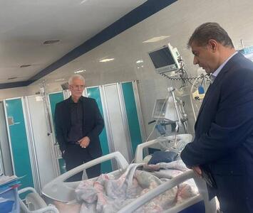  حضور معاون وزیر و دبیر فدراسیون پزشکی ورزشی بر بالین مبینی - پارس فوتبال