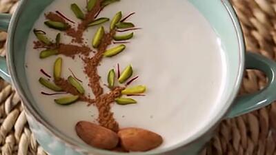  ساده ترین فرمول تهیه حریره بادام + فیلم