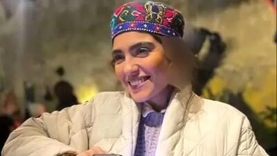  عکس/ نگاهی به استایل سنتی پاییزی مونا کرمی همسر سپند امیرسلیمانی / خانوماا پاییزه ها ایده بگیرین