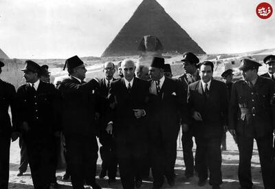  تصویری کمیاب از حضور دکتر مصدق در مصر