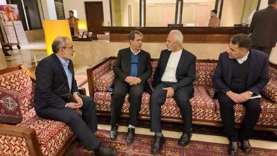  دیدار معاون توسعه اقتصادی منطقه آزاد دوغارون با سرپرست سفارت ایران در افغانستان