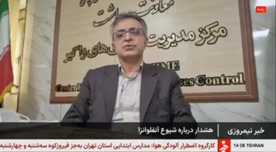 هشدار وزارت بهداشت: آنفلوآنزا در برخی استان‌ها از مرز هشدار رد شده + ویدئو