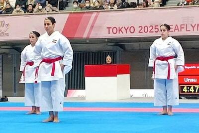  کاتای تیمی بانوان ایران نایب قهرمان شد