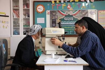  برگزاری اردوی جهادی تیپ جهادی مستضعفین خوزستان در بخش گمبوعه شهرستان حمیدیه
