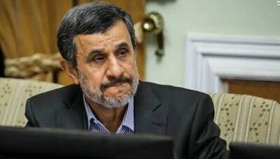  ژست‌های احمدی‌نژاد در مراسم ختم خواهر مشایی