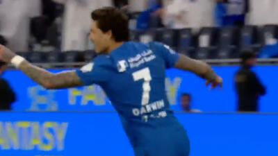  گل اول الهلال به الفتح توسط داروین نونیز