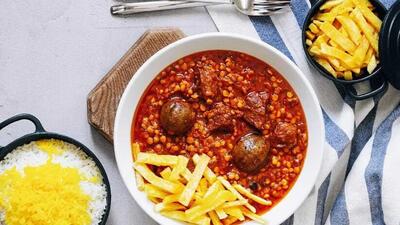  طرز تهیه خورش قیمه نذری و خوشرنگ با طعمی بی نظیر