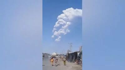  فوران آتشفشان در اتیوپی پس از هزاران سال (فیلم)