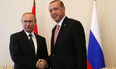  گفت‌وگوی تلفنی پوتین و اردوغان درباره طرح صلح در اوکراین