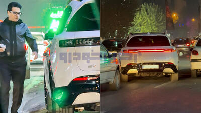  خودروی فوق لاکچری همایون شجریان لو رفت