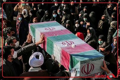  تصاویری از مراسم تشییع پیکر شهدای گمنام دفاع مقدس در تهران