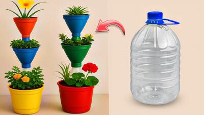  ایده خلاقانه با بطری پلاستیکی بزرگ!